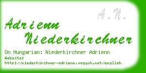 adrienn niederkirchner business card